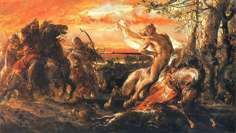 Jan Matejko The death of Leszek the White. oil painting image